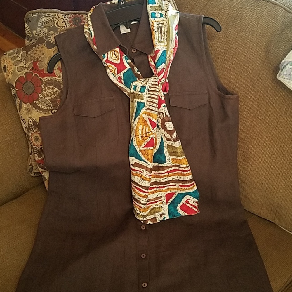 Brooks Brothers Irish linen.Dress